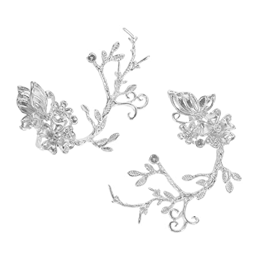 DEARMAMY 2stücke Diy Haarspangen Charms Accessoires Chinesischer Stil Mädchen Bastelmaterial Leicht Tragbar Hübsches Design Kopfschmuck Material von DEARMAMY