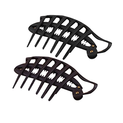 DEARMAMY 2stücke Haarreifen Dutt-maker Haarscheiben-tool Schnellkopfball Haargabel Haarstyling-tool Für Damen Mädchen Aus Kunststoff Und Harz in Schwarz Und Kaffee DEARMAMY 2stücke Haarreifen Dutt-maker Haarscheiben-tool Schnellkopfball Haargabel Haarstyling-tool Für Damen Mädchen Aus Kunststoff Und Harz in Schwarz Und Kaffee von DEARMAMY