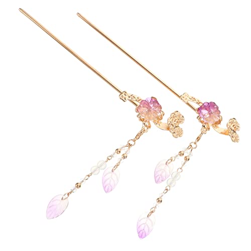 DEARMAMY 2stücke Haarstab Im Chinesischen Stil Aus Legierung Haarschmuck Haarnadel Multifunktionaler Haarstab Praktischer Für Damen Vintage Und Elegant Zur Einfachen Frisurveränderung Als g von DEARMAMY