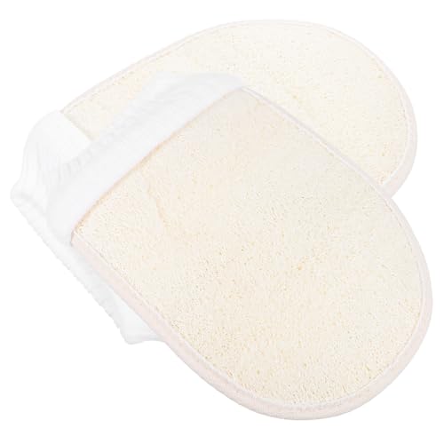 DEARMAMY 2stücke Handschuh Für Körperpeeling Luffa-spa-handschuh Entfernt Abgestorbene Hautzellen Tiefenreinigungs-peeling-handschuh Für Männer Und Frauen Dusch Und Badetücher von DEARMAMY