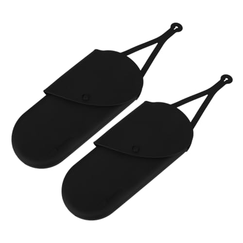 DEARMAMY 2stücke Lockenstab-tasche Aus Silikon Haarglätter-organizer Mit Wärmedämmkissen Aufbewahrungstasche Für Reise Hängende Behälter Für Styling-tools Robuste von DEARMAMY