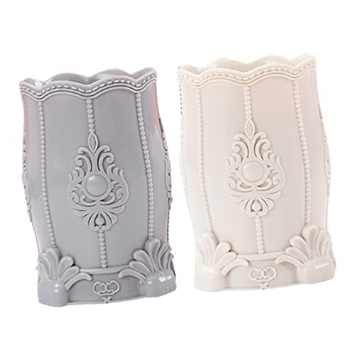DEARMAMY 2stücke Make-up-pinsel Organizer Aufbewahrungsbox Für Stifte Kosmetik-organizer Schreibtisch-aufbewahrungsbox Halter Für Hautpflegeprodukte Platzsparend Langlebig Praktisch Für von DEARMAMY