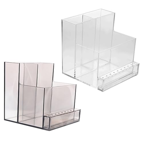 DEARMAMY 2stücke Nagelbohrerhalter Organizer Box Mit Stücken Aufbewahrungsstand Für Nagelbohrer Und Schleifbithalter Ausstellungshalter Für Maniküre-werkzeuge von DEARMAMY