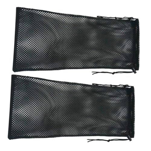 DEARMAMY 2stücke Netztasche Mit Kordelzug Für Tauchausrüstung Schnorchel-netztasche Aufbewahrungstasche Für Schnorchel Tauchertasche Für Damen Schwimmtasche Zum Faltbartragen von DEARMAMY