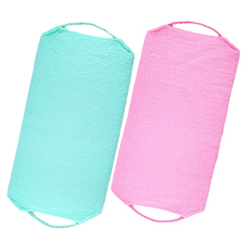 DEARMAMY 2stücke Pack Peeling Duschtücher Bad Rückenschrubber Badewaschtücher Peeling-badetücher Peelingschrubber Für Körperreinigung von DEARMAMY