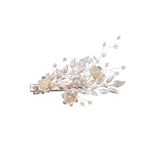 DEARMAMY 2stücke Perlen Haarnadeln Haarspange Mit Blättern Kopfschmuck Für Damen Haarspangen Haaraccessoire Für Partys Und Feiern von DEARMAMY