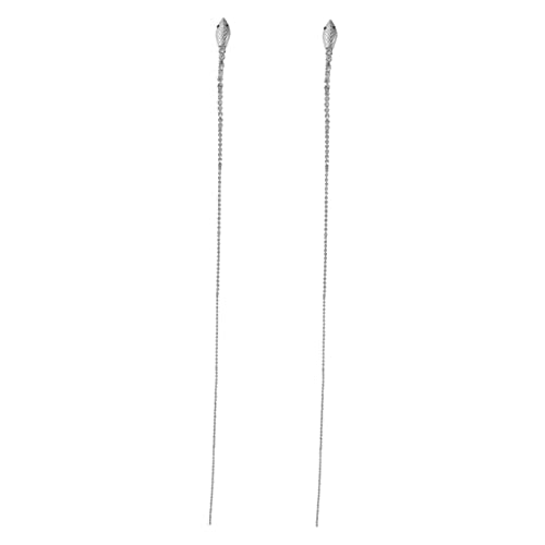 DEARMAMY 2stücke Schlangenhaarnadel Mit Strass Für Damen Pferdeschwanzhalter-clip Und Haarschmuck Aus Legierung Modischer Kopfschmuck Für Verschiedene Frisuren Und Anlässe von DEARMAMY