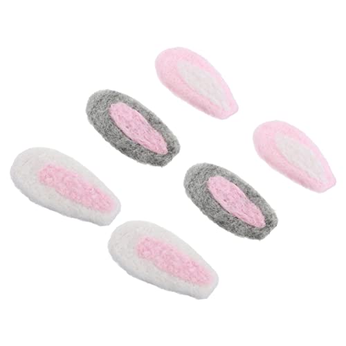 DEARMAMY Haarband Wollfilz Dekore Osterhasen Ohren Ostern Hut 3 Sets Handgemachte Ohr Haarband Zubehör von DEARMAMY