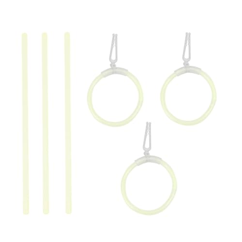 DEARMAMY 3paare Neon Ohrringe Fluoreszierend Modische Bar-ohrringe Stylische Tanzsaal-ohrringe Mädchenohrring Fluoreszierender Ohrhänger Gemischte Farbe von DEARMAMY