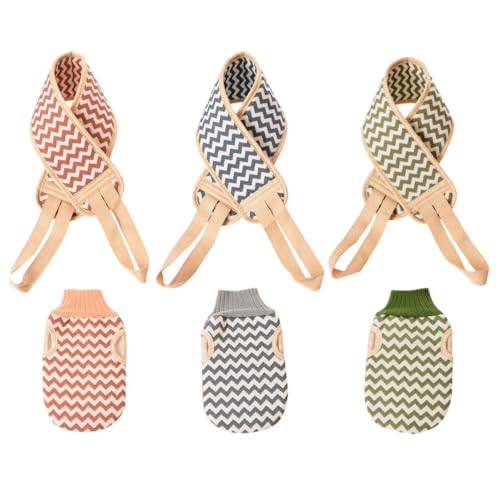 DEARMAMY 3 Sätze Exfolierende Waschlappen und Handschuhe Rückenpeeling Handtuch Set aus Hochwertigem Material Orange Nebelblau und Gelb für Schonende Hautreinigung von DEARMAMY