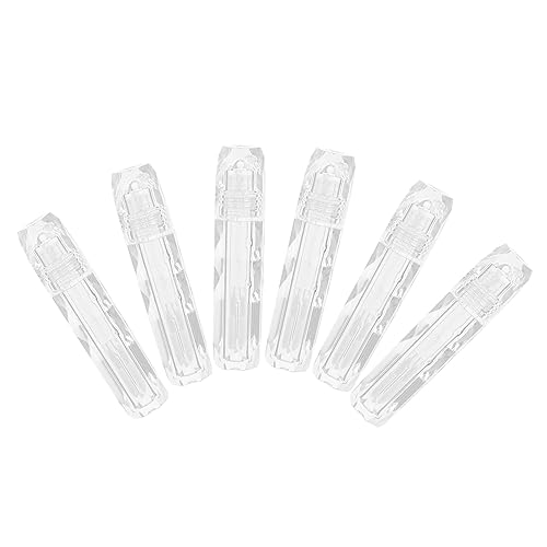 DEARMAMY 3 Sätze Lip Gloss Röhrchen Transparentes Lipgloss Behälter Langlebige Und Auslaufsichere Lippenpflege Für Diy Kosmetik Für Verschiedene Lippenstiftfarben 6 Stücke * 3 von DEARMAMY