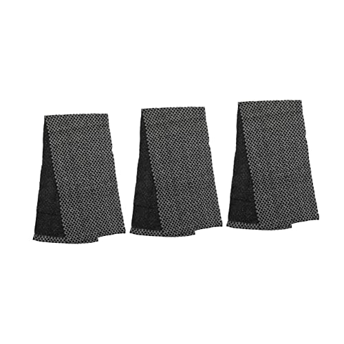 DEARMAMY 3 Stück Badetuch Badetuch Duschschrubber groß überdimensioniert Körperpeeling Luffa badeschlappen exfoliating towel handtücher peelings Badetücher Handtuch reiben Polyester Black von DEARMAMY
