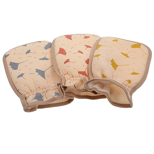 DEARMAMY 3stücke Peeling-körperhandtuch Duschhandschuhhandtuch Körperbadetuch Rückenduschhandschuh Handtuch Zum Duschen Schnell Abtrocknend Pflege Hochwertiges Material Sicher Und von DEARMAMY