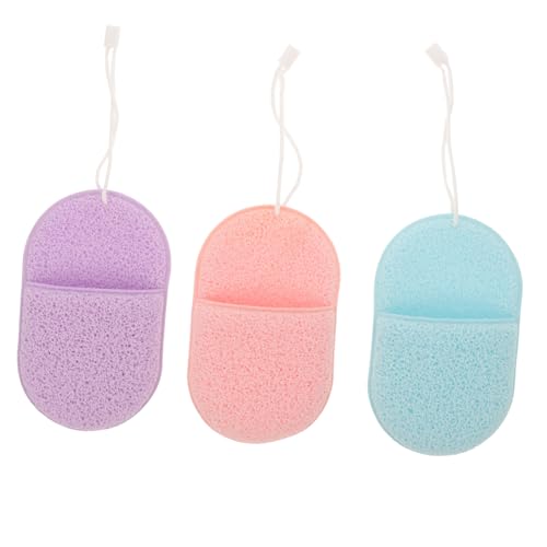 DEARMAMY 3 Stück Gesichtsreinigungsschwämme Peeling Schwämme für Sanfte Hautreinigung Make Up Entferner für Zuhause und Reisen von DEARMAMY