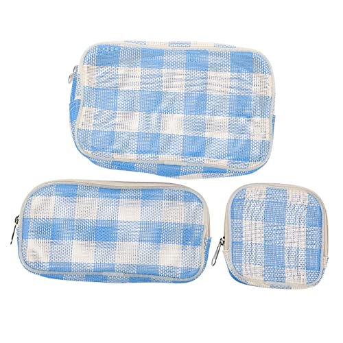 DEARMAMY 3 Stück Kosmetiktasche Teilig Tragbarer Organizer für Toilettenartikel Multifunktionale Aufbewahrungstasche für Reisen Gym Camping und Tägliche Nutzung Kariert DEARMAMY 3 Stück Kosmetiktasche Teilig Tragbarer Organizer für Toilettenartikel Multifunktionale Aufbewahrungstasche für Reisen Gym Camping und Tägliche Nutzung Kariert von DEARMAMY