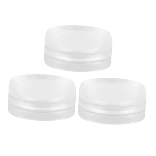 DEARMAMY 3 Stück Leere Make Up Box Transparente Mattierte Lidschatten Paletten Organizer Kompakte Tragbare Kosmetik Aufbewahrungsbox für Highlighter Vielseitig Einsetzbar für Profis und von DEARMAMY