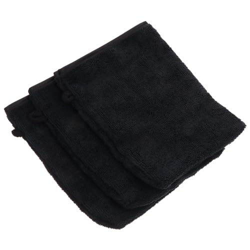 DEARMAMY 3 Stück Mikrofaser Gesichtsreinigungshandschuhe Atmungsaktive Make Up Entferner für Damen und Herren Tragbare Duschhandschuhe für Effektive Gesichtsreinigung und Peeling von DEARMAMY