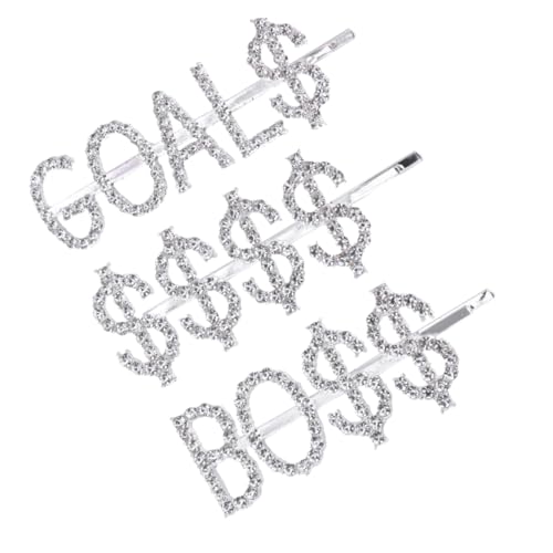 DEARMAMY 3stücke Damen Haarspangen Mit Strasssteinen Haarnadeln Bobby Pin Dekorative Haarspangen Accessoires Für Frauen Und Mädchen Strapazierfähiges Material von DEARMAMY