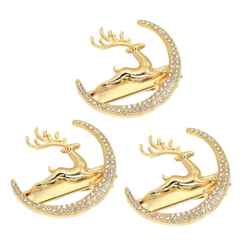 DEARMAMY 3 Stück Teiliges Deer Haarklammern mit Elegant für Hochzeiten Partys und Vielseitige Haarschmuck Accessoires für Damen von DEARMAMY