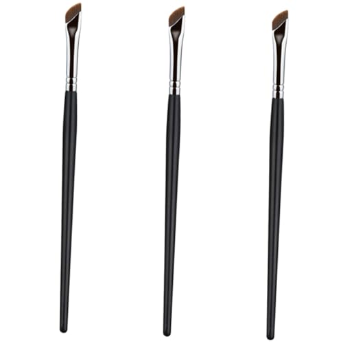 DEARMAMY 3 Stück Teiliges Make Up Pinselset Präzisions Eyeliner Concealer und Lidschattenpinsel für Konturen für Profis und Anfänger Leicht und Tragbar für Unterwegs von DEARMAMY