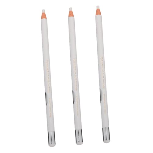 DEARMAMY 3stücke Weißer Eyeliner-stift Highlighter Make-up-stift Liegender Seidenraupen Lidschatten Weißer Eyeliner- Für Präzises Auftragen Und Langanhaltende Wirkung von DEARMAMY