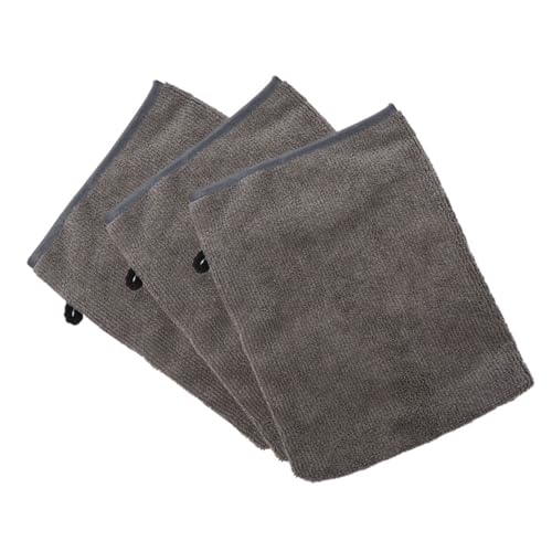 DEARMAMY 3 Stück Wiederverwendbare Gesichtsreinigungshandschuhe Mikrofaser Makeup für Empfindliche Haut Sanftes Peeling und Komfortable Anwendung für Zuhause und Unterwegs von DEARMAMY