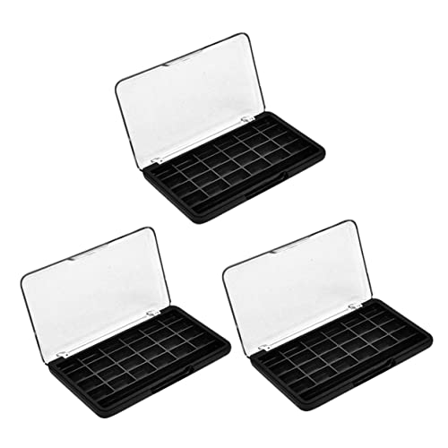 DEARMAMY 3 Teilige Box Lidschattenbox Make Up Palette Bunte Lidschattenpalette Mischset Lippenstift Make Up Lidschatten Make Up Palettenpalette Make Up Organizer Tablett Make Up Abs von DEARMAMY