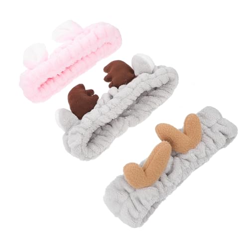 DEARMAMY 3stücke Waschbare Haarbänder Aus Fleece Elastische Haargummis Für Damen Spa-kopftücher Zum Duschen Und Zähneputzen Hautfreundliche Make-up Haarbänder Mit Tierohren Design DEARMAMY 3stücke Waschbare Haarbänder Aus Fleece Elastische Haargummis Für Damen Spa-kopftücher Zum Duschen Und Zähneputzen Hautfreundliche Make-up Haarbänder Mit Tierohren Design von DEARMAMY