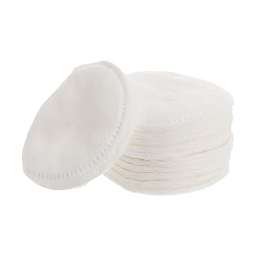 DEARMAMY 300stücke Runde Wattepads Aus Baumwolle Fürs Gesicht Verdickt Dreilagig Make-up-entferner Einwegprodukt Hautfreundlich von DEARMAMY