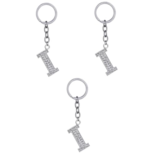 DEARMAMY 3St Brief Schlüsselanhänger Auto schlüssel Halter Schlüsselanhänger mit Strasssteinen Personalised Keyring Handtaschenanhänger Buchstaben-Schlüsselanhänger DEARMAMY 3St Brief Schlüsselanhänger Auto schlüssel Halter Schlüsselanhänger mit Strasssteinen Personalised Keyring Handtaschenanhänger Buchstaben-Schlüsselanhänger von DEARMAMY