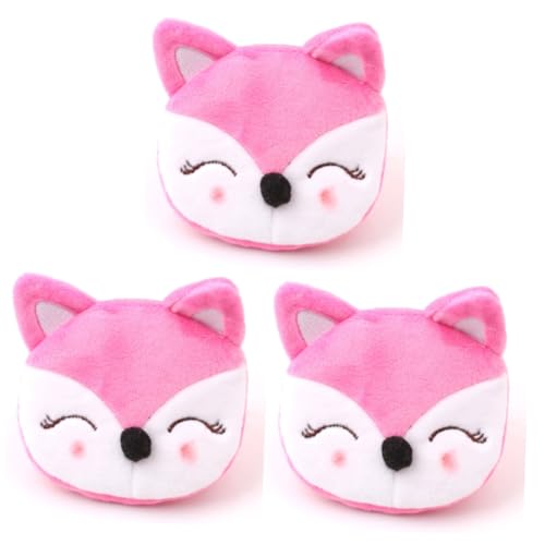 DEARMAMY 3St Geldbörse mit Reißverschluss kleingeldbörse small Wallet muttertqgsgeschenk muttertagsgescgenk Bank Geldbeutel Plüschgeldbörse Portemonnaie Brieftasche Plüschtiere von DEARMAMY