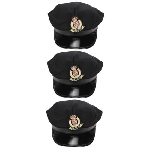 DEARMAMY 3st Marinemütze Matrosenmütze Matrosen-cosplay-mütze Marineblauer Hut Seemann Verkleiden Sich Matrosenhut Admiral Hut Marine Matrosenmütze Marineblauer Admiralshut Draussen Stoff von DEARMAMY