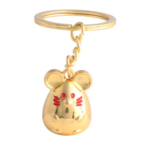 DEARMAMY 3st Schlüsselring Chinesisches Tierkreis-Souvenir Rattenjahr Schlüsselanhänger Ratte Schlüsselanhänger Tierischer Schlüsselanhänger Tiertaschenanhänger Chinesische von DEARMAMY