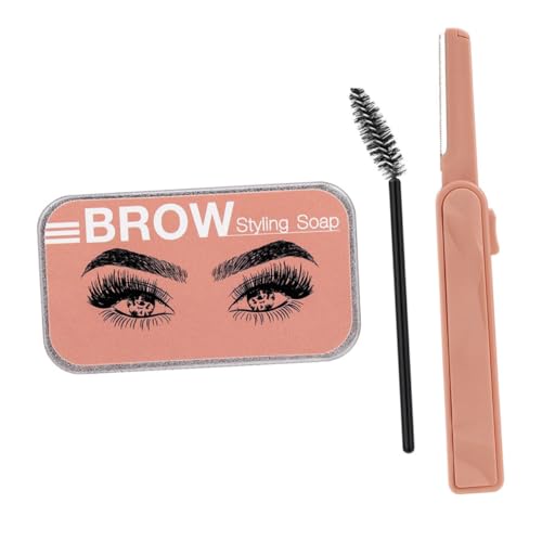 DEARMAMY 3stücke Augenbrauen-styling-wachs Brauen-styling-seife Wasserdichtes Augenbrauen-gel Für Natürliche Färbung Und Längeren Leicht Zu Entfernen Mit Make-up-entferner von DEARMAMY