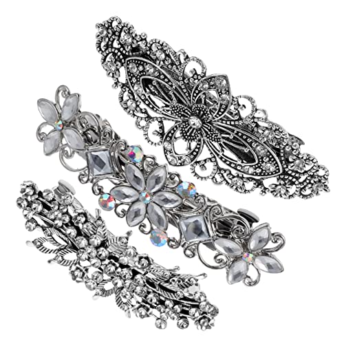 DEARMAMY 3stücke Haarspangen Für Damen Frühling Haarnadeln Für Mädchen Strass Haarspangen Für Braut Hochzeit Geburtstag von DEARMAMY