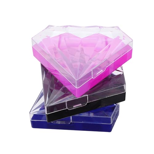 DEARMAMY 3stücke Leere Falsche Wimpern Verpackung Boxen Weibliche Gefälschte Wimpern Halten Fälle Wimpernhüllen Aufbewahrungsbox Organizer Leere Organizer von DEARMAMY