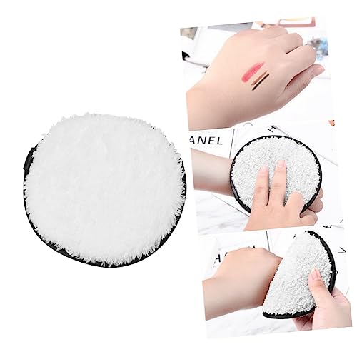 DEARMAMY 3stücke Mikrofaser-handtuch-stoffpads Make-up-quasten Wiederverwendbare Gesichtsreinigungspads Waschbar Natürlich Für Hauttypen von DEARMAMY