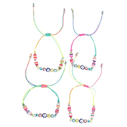 DEARMAMY 4 Stck. Rauchiges gewebtes Armband geldgeschenke weihnachten kundengeschenke weihnachten Stapel Armbänder Gläser Reiz Damenarmband dekoratives Armband mit bösem Blick Polymer-Ton DEARMAMY 4 Stck. Rauchiges gewebtes Armband geldgeschenke weihnachten kundengeschenke weihnachten Stapel Armbänder Gläser Reiz Damenarmband dekoratives Armband mit bösem Blick Polymer-Ton von DEARMAMY