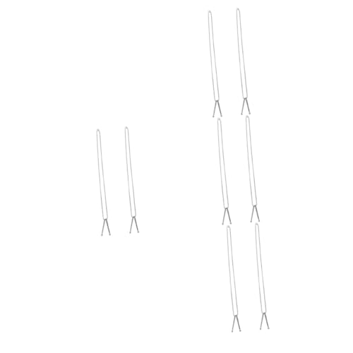 DEARMAMY 4 Stück Drumstick-Halskette seiten markiese necklace halsketten Silberfarben halskette herren halstuch herren Halskette mit Trommelstöcken für Frauen Halskette für Frauen Metall von DEARMAMY