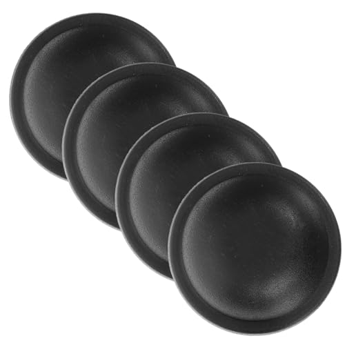 DEARMAMY 4 Stück Gepäckfüße Taschen Geldbeutel Greifer verstellbare Träger mit Schnalle Verschluss Kofferersatzteile Kofferreparaturset Tasche selber Machen Lederetui Nieten Plastik Black von DEARMAMY