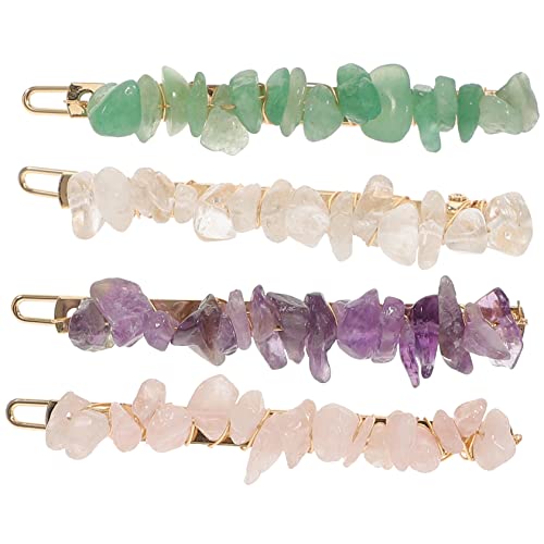 DEARMAMY 4stücke Kristall-haarspange Mit Kristall-steinen Bunte Haarnadeln Als Haar-zubehör Für Damen Geeignet Für Hochzeit Party Und Andere Anlässe von DEARMAMY