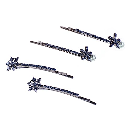 DEARMAMY 4 Stück Haarspangen für Damen Seiten Haarclips aus Hochwertigen Materialien für Partys Hochzeiten und Leicht und Langlebig von DEARMAMY