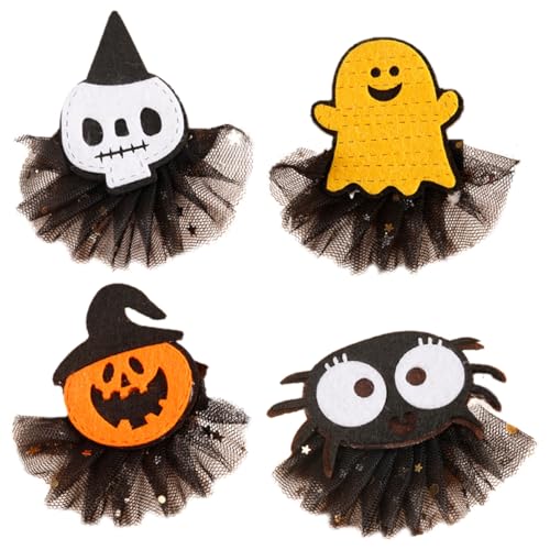 DEARMAMY 4 Stück Haarzubehör Schäler Süße Haarklammern Mädchenbekleidung Plüsch Lustig Styling Outfits Haarschmuck Für Frauen Marienkäfer-kleidung Süße Kleidung Kostüm Haarnadel Stoff von DEARMAMY