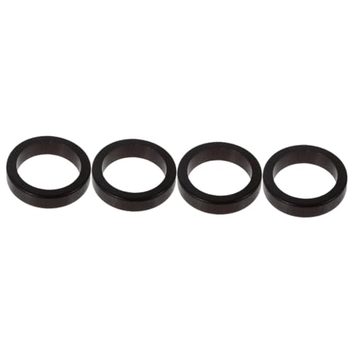 DEARMAMY 4 Stück Holzring Klassisch Einfach Handgefertigt Leicht Nachhaltig Modisch Finger Schmuck Für Damen Herren Partner von DEARMAMY