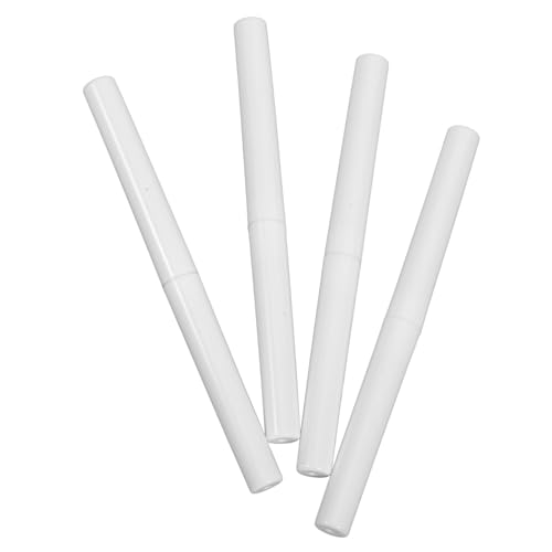 DEARMAMY 4stücke Lippenstiftpinsel Make-up Deckelpinsel Schönheitswerkzeuge Lipgloss Applikatoren Wiederverwendbar Kratzfreies Silikon Lidschatten Make-up-zubehör von DEARMAMY