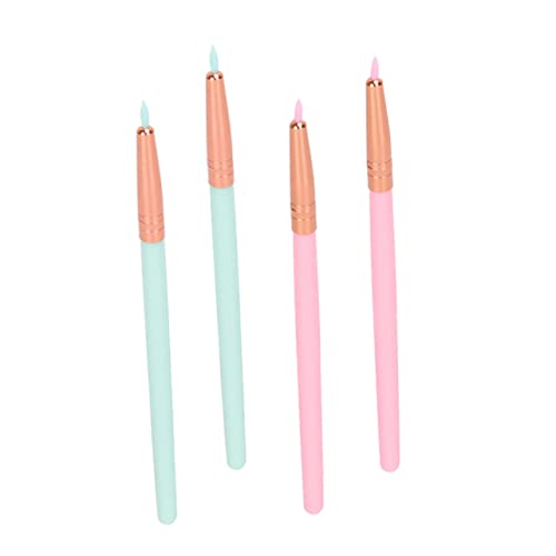 DEARMAMY 4stücke Teiliges Silikon-lippenstift-pinsel Make-up-lippen-applikatoren Komfortabler Griff Reduzierte Kosmetikverschwendung Tragbar Für Frauen Und Mädchen von DEARMAMY