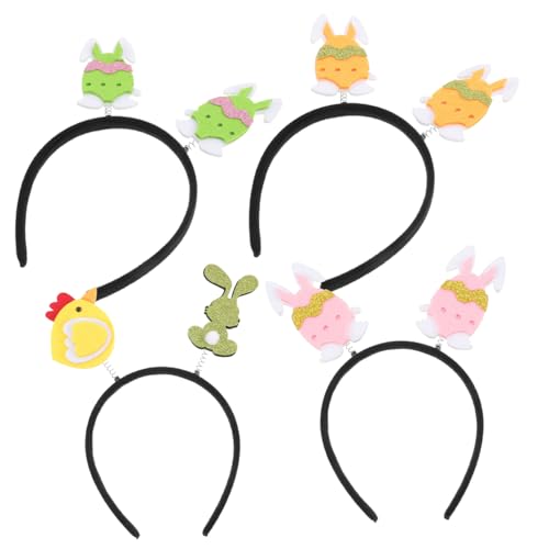DEARMAMY 4stücke Teiliges -haarband Süßen Cartoon-mustern Dekorative Kostüme Für Mädchen Zubehör Für Festlichkeiten Partys Und Cosplay-veranstaltungen von DEARMAMY