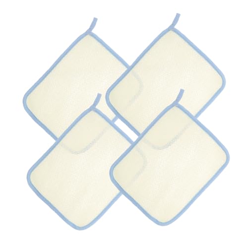 DEARMAMY 4 Stück Peeling Waschlappen Für Den Körper Luffa Handtuch Körperschrubber Zur Verwendung In Der Dusche Seifennetz Peeling Körpertuch Duschseife Schaumnetz Peeling Tuch von DEARMAMY