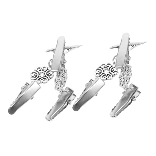 DEARMAMY 4stücke Kleiderclips Für Damenbekleidung Pulloverclips Aus Legierung Retro-kragenclips Schal-cardiganclips Vielseitige Accessoires Für Formelle Und Freizeit Anlässe von DEARMAMY