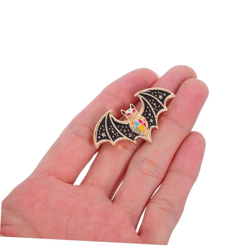 DEARMAMY 4 Stück Retro Fledermaus Anstecknadeln aus Langlebiger Legierung Vielseitige Halloween Broschen für Schals Schuhe und Kleidung Leichte Vintage Teufelsflügel Pins für Damen und von DEARMAMY